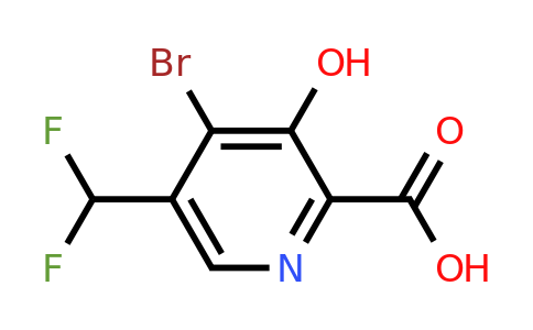 4-Bromo-5-(difluoromethyl)-3-hydroxypyridine-2-carboxylic acid
