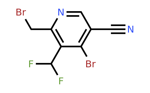 4-Bromo-2-(bromomethyl)-5-cyano-3-(difluoromethyl)pyridine