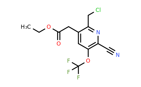 1804657-86-0 | Ethyl 2-(chloromethyl)-6-cyano-5-(trifluoromethoxy)pyridine-3-acetate