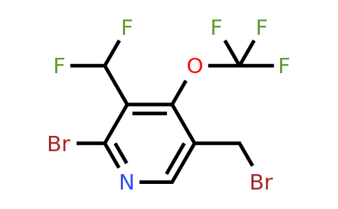 1804659-89-9 | 2-Bromo-5-(bromomethyl)-3-(difluoromethyl)-4-(trifluoromethoxy)pyridine