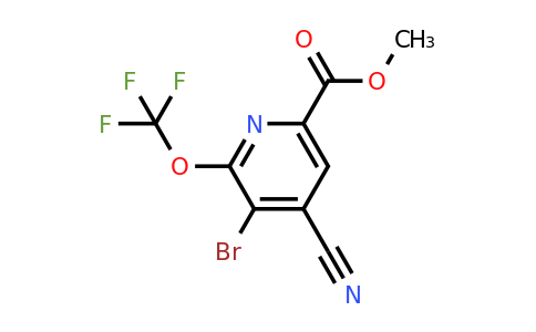 1804664-62-7 | Methyl 3-bromo-4-cyano-2-(trifluoromethoxy)pyridine-6-carboxylate