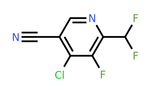 4-Chloro-5-cyano-2-(difluoromethyl)-3-fluoropyridine