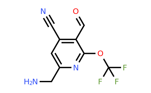6-(Aminomethyl)-4-cyano-2-(trifluoromethoxy)pyridine-3-carboxaldehyde