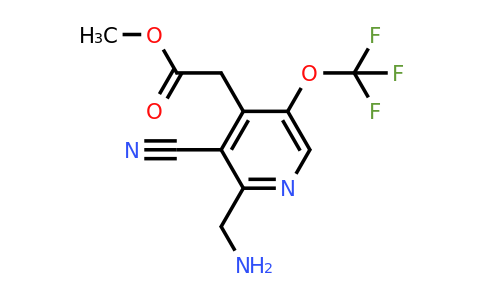 1804675-45-3 | Methyl 2-(aminomethyl)-3-cyano-5-(trifluoromethoxy)pyridine-4-acetate