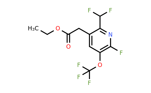 1804681-83-1 | Ethyl 2-(difluoromethyl)-6-fluoro-5-(trifluoromethoxy)pyridine-3-acetate