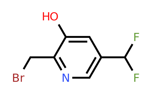 2-(Bromomethyl)-5-(difluoromethyl)-3-hydroxypyridine