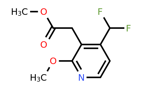 1804689-03-9 | Methyl 4-(difluoromethyl)-2-methoxypyridine-3-acetate