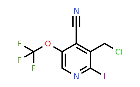 3-(Chloromethyl)-4-cyano-2-iodo-5-(trifluoromethoxy)pyridine