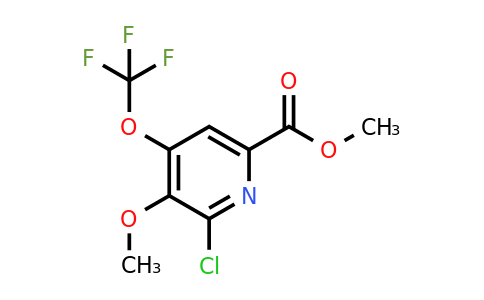 1804691-42-6 | Methyl 2-chloro-3-methoxy-4-(trifluoromethoxy)pyridine-6-carboxylate