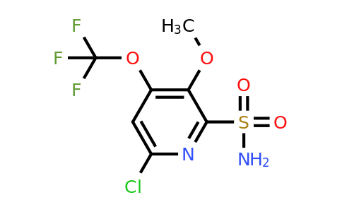 1804694-12-9 | 6-Chloro-3-methoxy-4-(trifluoromethoxy)pyridine-2-sulfonamide