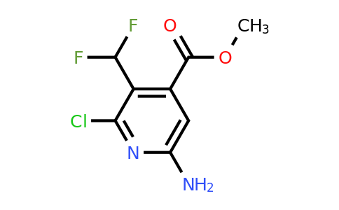 1804699-62-4 | Methyl 6-amino-2-chloro-3-(difluoromethyl)pyridine-4-carboxylate