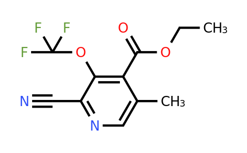 1804703-52-3 | Ethyl 2-cyano-5-methyl-3-(trifluoromethoxy)pyridine-4-carboxylate