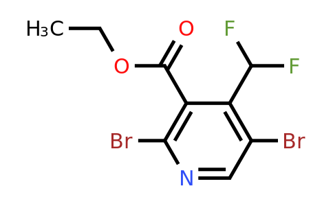 1804707-13-8 | Ethyl 2,5-dibromo-4-(difluoromethyl)pyridine-3-carboxylate