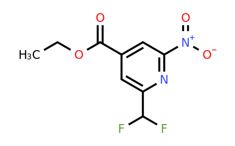 Ethyl 2-(difluoromethyl)-6-nitropyridine-4-carboxylate
