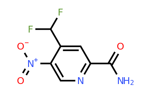 4-(Difluoromethyl)-5-nitropyridine-2-carboxamide