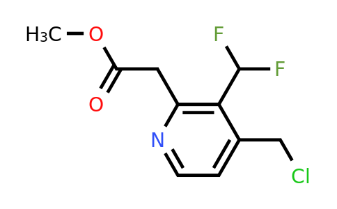 1804715-20-5 | Methyl 4-(chloromethyl)-3-(difluoromethyl)pyridine-2-acetate