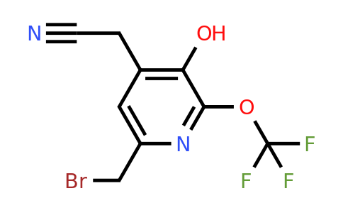 6-(Bromomethyl)-3-hydroxy-2-(trifluoromethoxy)pyridine-4-acetonitrile