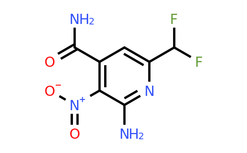 2-Amino-6-(difluoromethyl)-3-nitropyridine-4-carboxamide