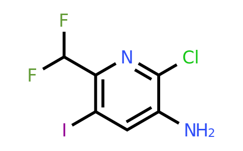 1804723-32-7 | 3-Amino-2-chloro-6-(difluoromethyl)-5-iodopyridine