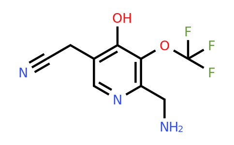 2-(Aminomethyl)-4-hydroxy-3-(trifluoromethoxy)pyridine-5-acetonitrile