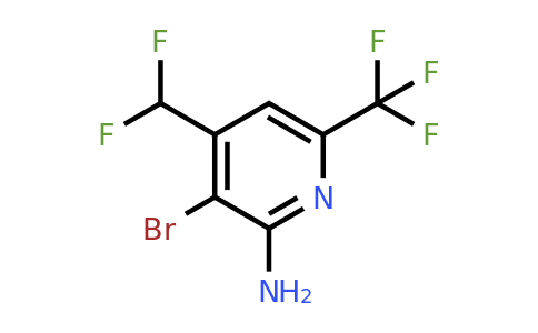 1804724-45-5 | 2-Amino-3-bromo-4-(difluoromethyl)-6-(trifluoromethyl)pyridine