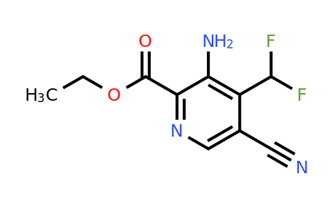 1804727-89-6 | Ethyl 3-amino-5-cyano-4-(difluoromethyl)pyridine-2-carboxylate