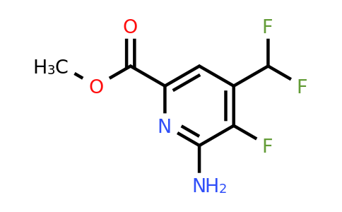 1804728-47-9 | Methyl 2-amino-4-(difluoromethyl)-3-fluoropyridine-6-carboxylate