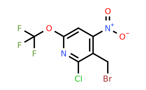 3-(Bromomethyl)-2-chloro-4-nitro-6-(trifluoromethoxy)pyridine