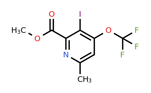 Methyl 3-iodo-6-methyl-4-(trifluoromethoxy)pyridine-2-carboxylate