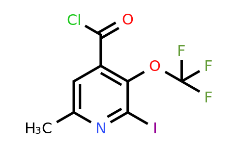 2-Iodo-6-methyl-3-(trifluoromethoxy)pyridine-4-carbonyl chloride