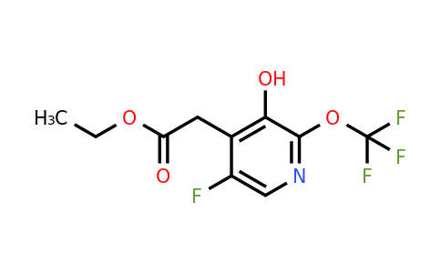 1804740-43-9 | Ethyl 5-fluoro-3-hydroxy-2-(trifluoromethoxy)pyridine-4-acetate