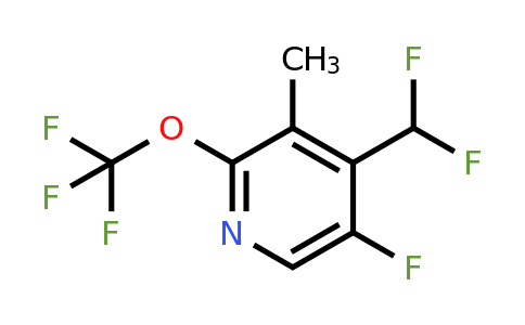 4-(Difluoromethyl)-5-fluoro-3-methyl-2-(trifluoromethoxy)pyridine