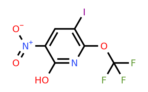 2-Hydroxy-5-iodo-3-nitro-6-(trifluoromethoxy)pyridine