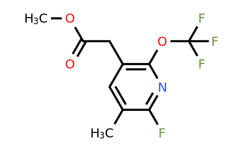 1804745-07-0 | Methyl 2-fluoro-3-methyl-6-(trifluoromethoxy)pyridine-5-acetate