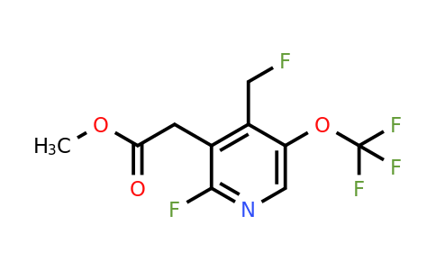 Methyl 2-fluoro-4-(fluoromethyl)-5-(trifluoromethoxy)pyridine-3-acetate