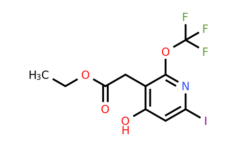 1804749-58-3 | Ethyl 4-hydroxy-6-iodo-2-(trifluoromethoxy)pyridine-3-acetate