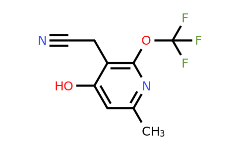 4-Hydroxy-6-methyl-2-(trifluoromethoxy)pyridine-3-acetonitrile