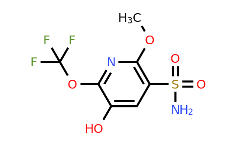 3-Hydroxy-6-methoxy-2-(trifluoromethoxy)pyridine-5-sulfonamide