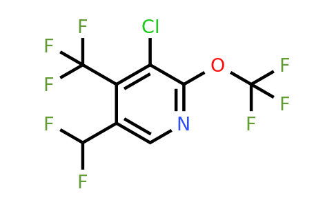3-Chloro-5-(difluoromethyl)-2-(trifluoromethoxy)-4-(trifluoromethyl)pyridine