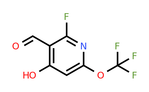 1804764-72-4 | 2-Fluoro-4-hydroxy-6-(trifluoromethoxy)pyridine-3-carboxaldehyde