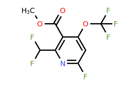 Methyl 2-(difluoromethyl)-6-fluoro-4-(trifluoromethoxy)pyridine-3-carboxylate