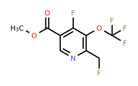 1804765-74-9 | Methyl 4-fluoro-2-(fluoromethyl)-3-(trifluoromethoxy)pyridine-5-carboxylate