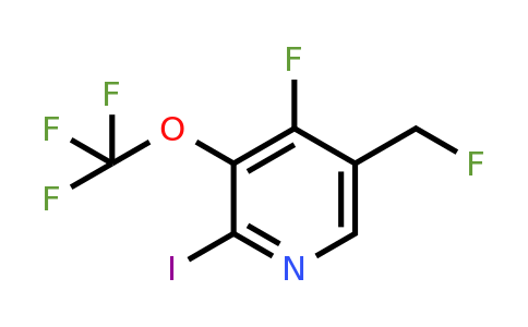 4-Fluoro-5-(fluoromethyl)-2-iodo-3-(trifluoromethoxy)pyridine