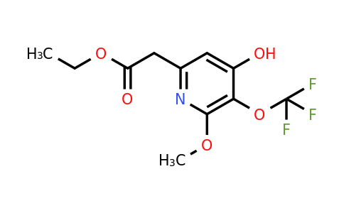 1804772-52-8 | Ethyl 4-hydroxy-2-methoxy-3-(trifluoromethoxy)pyridine-6-acetate