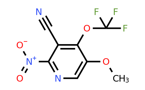 3-Cyano-5-methoxy-2-nitro-4-(trifluoromethoxy)pyridine