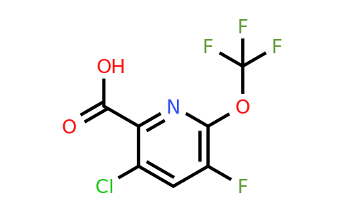 3-Chloro-5-fluoro-6-(trifluoromethoxy)pyridine-2-carboxylic acid