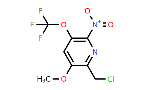2-(Chloromethyl)-3-methoxy-6-nitro-5-(trifluoromethoxy)pyridine
