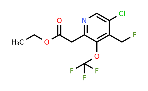 1804792-27-5 | Ethyl 5-chloro-4-(fluoromethyl)-3-(trifluoromethoxy)pyridine-2-acetate