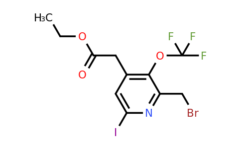 1804795-23-0 | Ethyl 2-(bromomethyl)-6-iodo-3-(trifluoromethoxy)pyridine-4-acetate