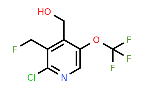 2-Chloro-3-(fluoromethyl)-5-(trifluoromethoxy)pyridine-4-methanol